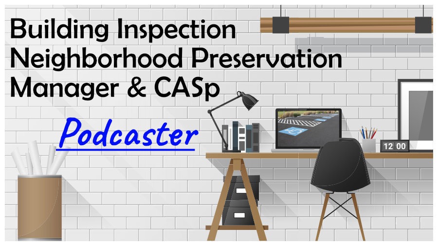 Greg Diktakis Greg Diktakis Building Inspection Neighborhood Preservation Manager CASp Podcaster